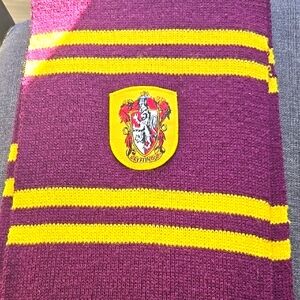 Harry Potter Gryffindor Maroon and Yellow Scarf